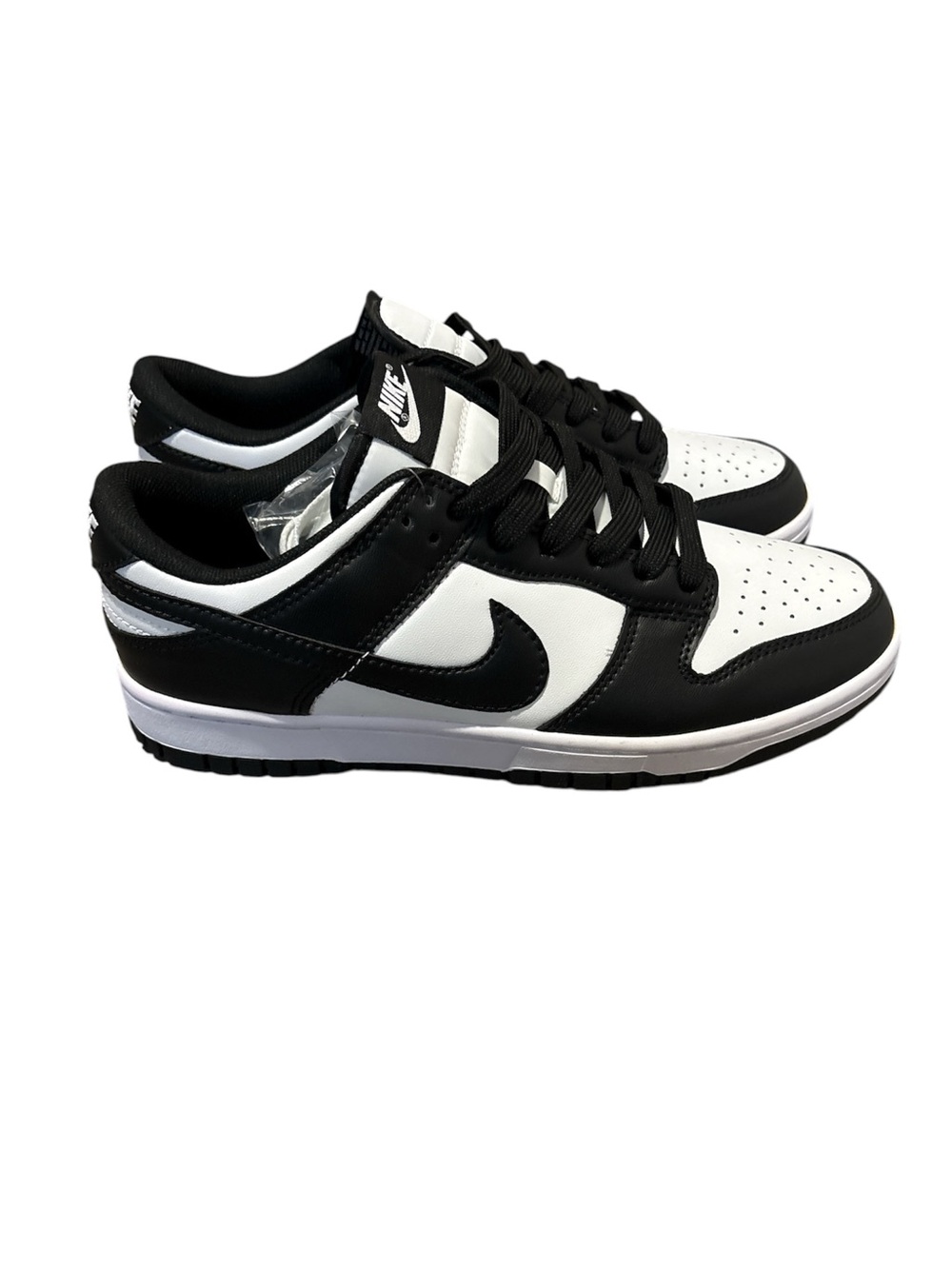 MEN'S NIKE DUNK LOW PANDA BLACK WHITE RETRO CASUAL SHOES SIZE 9.5